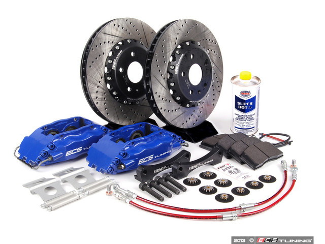 ECS Stage 3 Big Brake Kit - Drilled & Grooved - 332x32mm