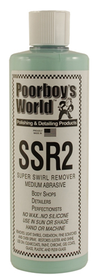 Poorboy's Super Swirl Remover SSR2 (Medium Abrasive) (473ml)