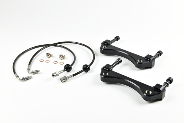 Vagbremtechnic Front Brake Adaption Kit - Allows Fitment of Audi TTRS Calipers to 340mm Discs to T5 / T6 Transporter