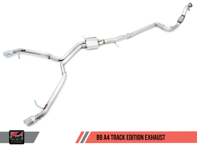 AWE Tuning Audi A4 B9 2.0T Track Edition Exhaust System