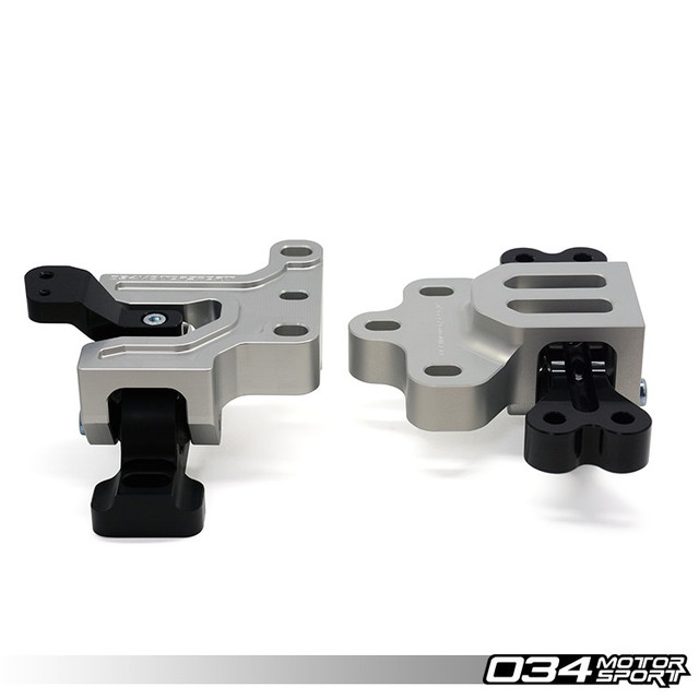 034Motorsport Tracksport Engine/Transmission Mount Pair Billet Aluminium - Golf Mk5 2.0T & 8J/8P A3/TT