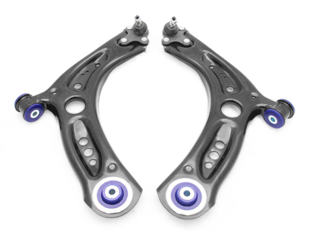 Superpro Front Complete Lower Control Arm Kit: Steel Standard Alignment - Leon MK3