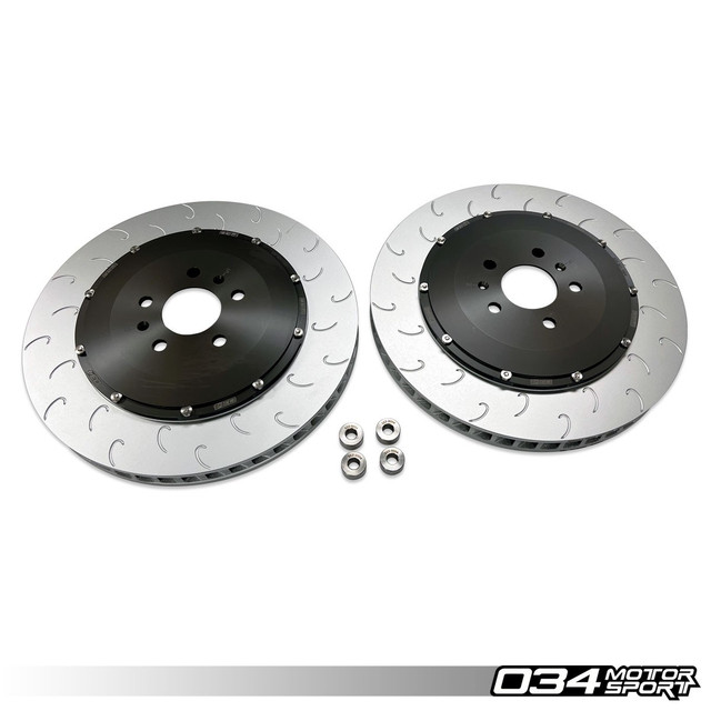 034Motorsport Stage 2 2-piece 390mm Floating Front Brake Rotor Upgrade Kit For Audi R8 Gen 1 & Gen 1.5