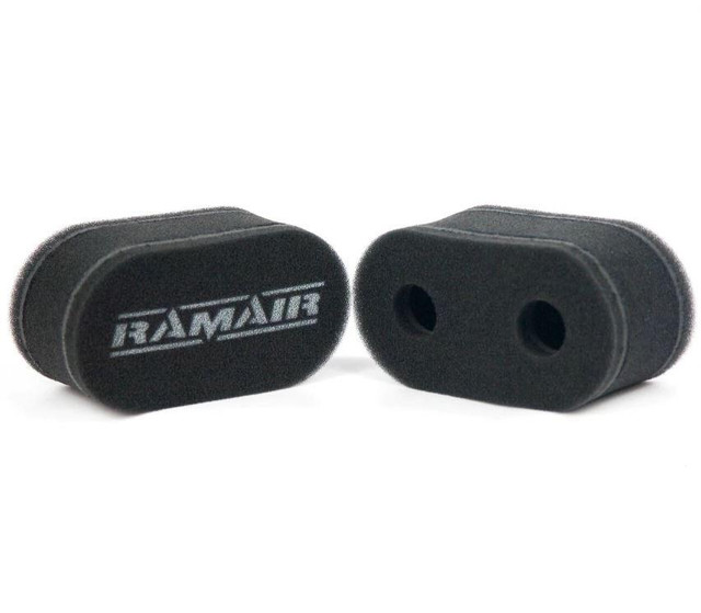 Ramair CS-908 2x Caged Sock Filters For Weber DCEO 40/45 DHLA & DRLA