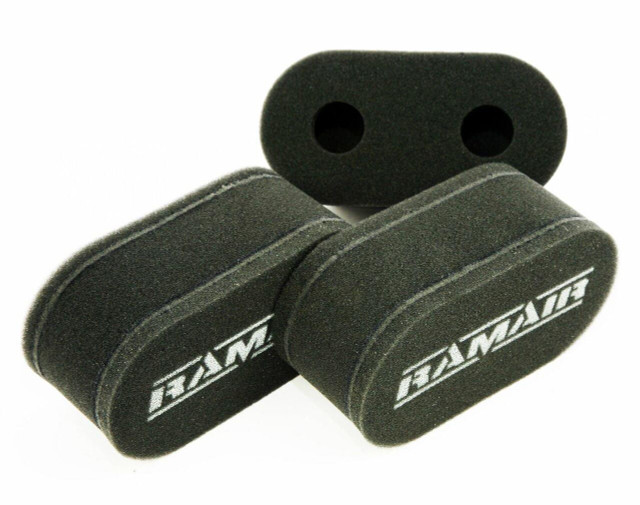 Ramair CS-909-C 3x Sock Filters For Carbs/Trumpets Stainless Steel Cage