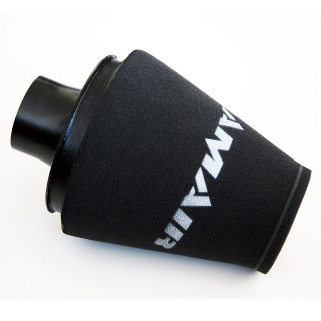 Ramair FB-103-BK-KIT - 90mm OD Neck - Polymer Base Neck Cone Air Filter With Silicone Coupler