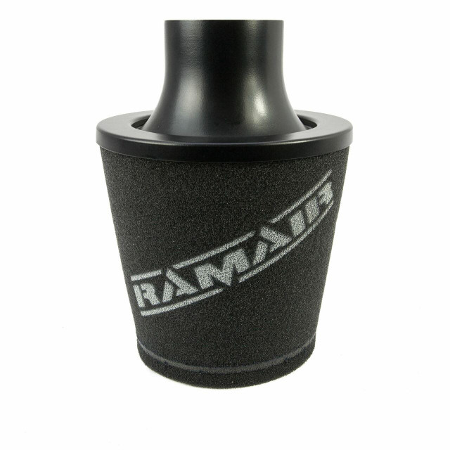Ramair JS-102-BK 60mm OD Neck Black Large Aluminium Base Cone Filter