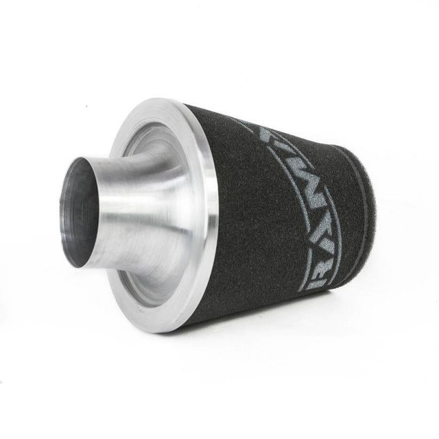 Ramair JS-175-90-SL 90mm OD Neck Silver Aluminium Base Cone Filter