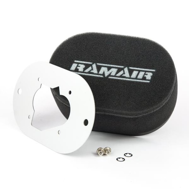 Ramair RS2-239-403 - Carb Air Filter With Baseplate Weber 32/34 DMTL 65mm Internal Height