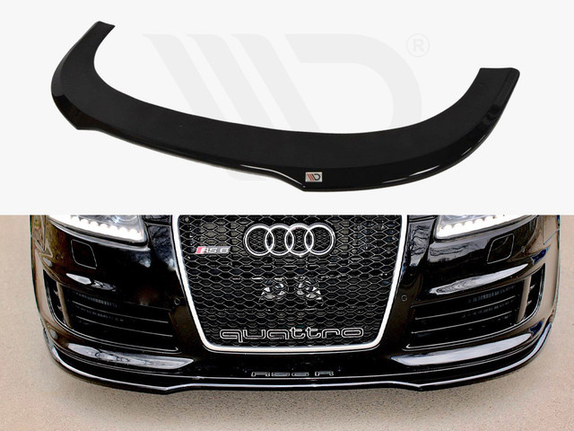 Maxton Design Gloss Black Front Splitter Audi Rs6 C6 (2008-2010)