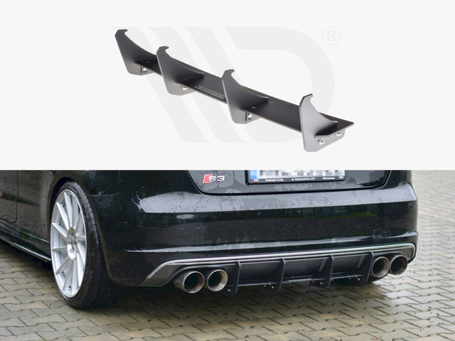 Maxton Design Rear Diffuser Audi S3 / A3 S-Line 8V Hatchback / Sportback (2012-2016)