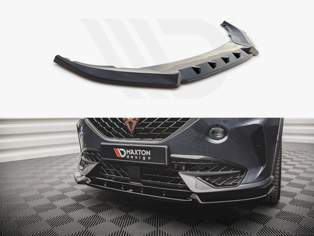 Maxton Design Gloss Black Front Splitter V2 Cupra Formentor (2020-)