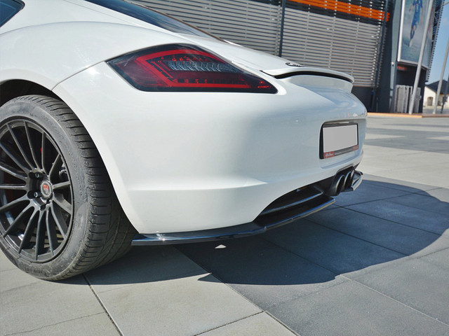 Maxton Design Gloss Black Rear Side Splitters Porsche Cayman S 987C (2006-09) Maxton Design Gloss Black Rear Side Splitters Porsche Cayman S 987C (2006-09)