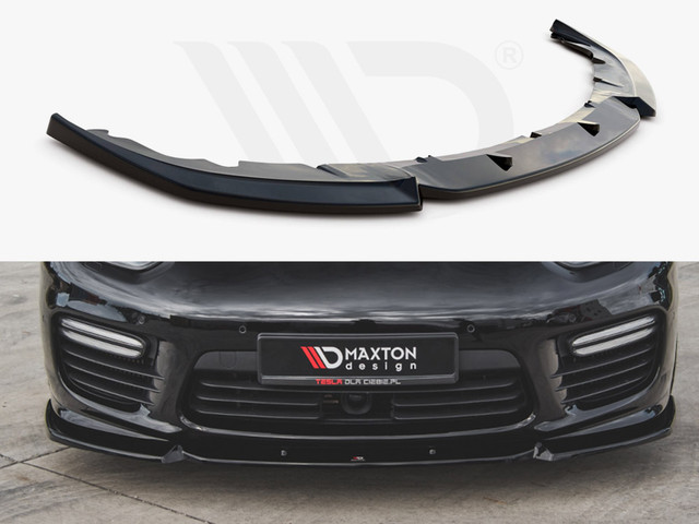 Maxton Design Gloss Black Front Splitter V1 Porsche Panamera Turbo 970 Facelift (2013-2016) Maxton Design Gloss Black Front Splitter V1 Porsche Panamera Turbo 970 Facelift (2013-2016)