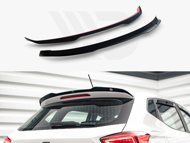 Maxton Design Gloss Black Spoiler Cap Seat Ibiza 6F (2017-2021)