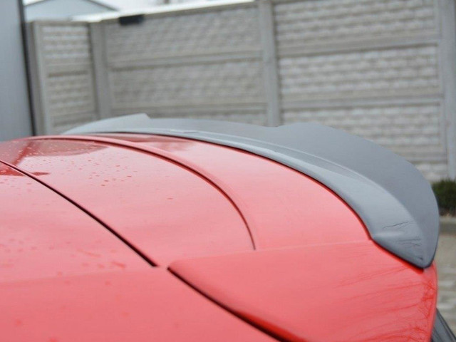 Maxton Design Gloss Black Spoiler Cap Seat Leon Mk3 Cupra Hatchback (2012-2016)