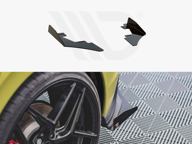 Maxton Design GLOSS FLAPS Rear Side Flaps VW Golf 8 GTI Clubsport (2020-)