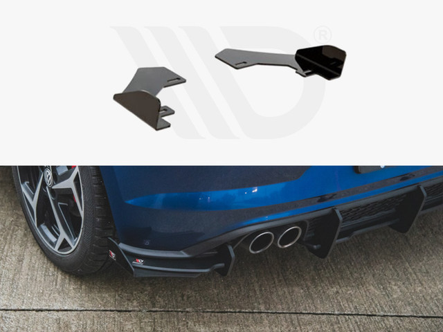Maxton Design GLOSS FLAPS Rear Side Flaps VW Polo GTI Mk6 (2017-2021)