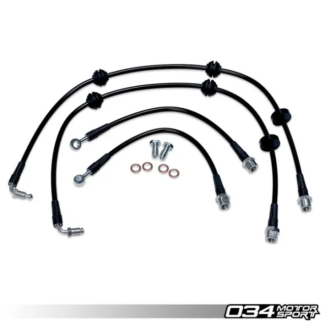 034Motorsport Stainless Steel Braided Line Kit - B9/B9.5 A4/S4, A5/S5/RS5, Q5/SQ5 034Motorsport Stainless Steel Braided Line Kit - B9/B9.5 A4/S4, A5/S5/RS5, Q5/SQ5