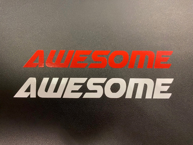 Awesome Decal/Sticker (Sold Individually)