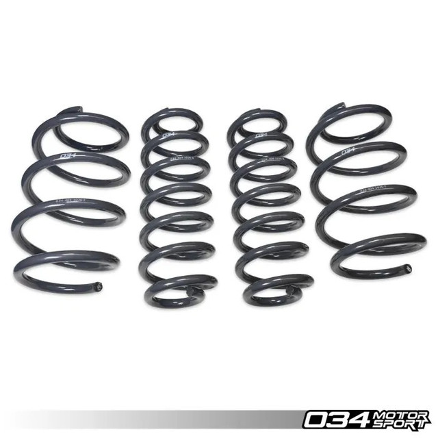 034Motorsport Dynamic+ Lowering Springs for 8P Audi A3 3.2 VR6