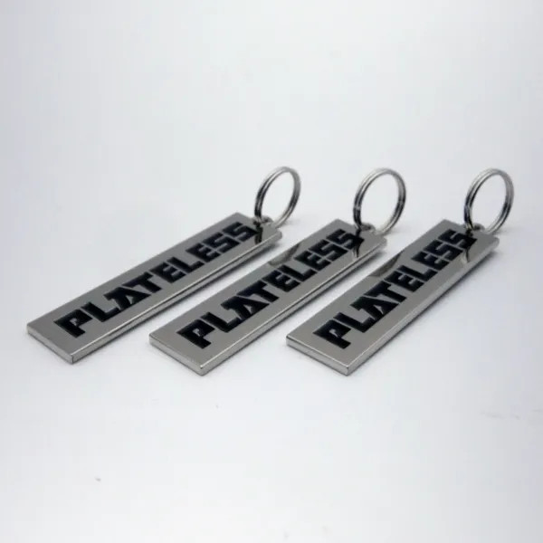 Metal Plateless Keyring