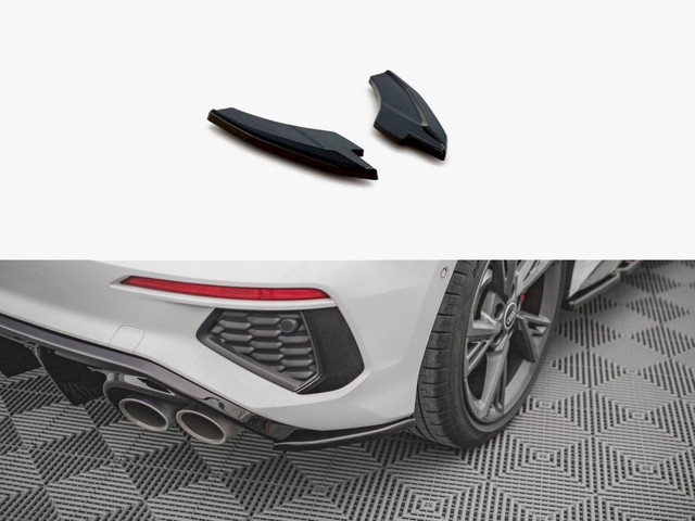 Maxton Design Rear Side Splitters V.2 Audi S3 / A3 S-Line Sportback 8Y