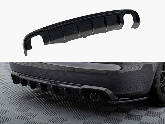 Maxton Design Rear Valance Audi A4 B8 Facelift (Version with single exhausts on both sides)