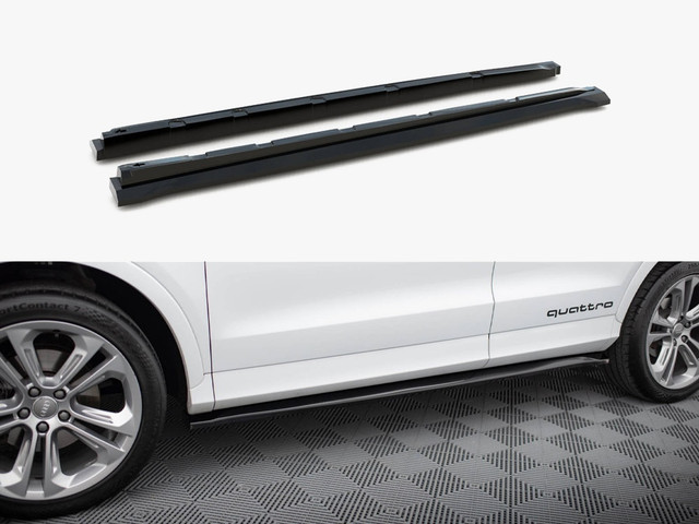 Maxton Design Side Skirts Diffusers Audi Q3 S-Line 8U