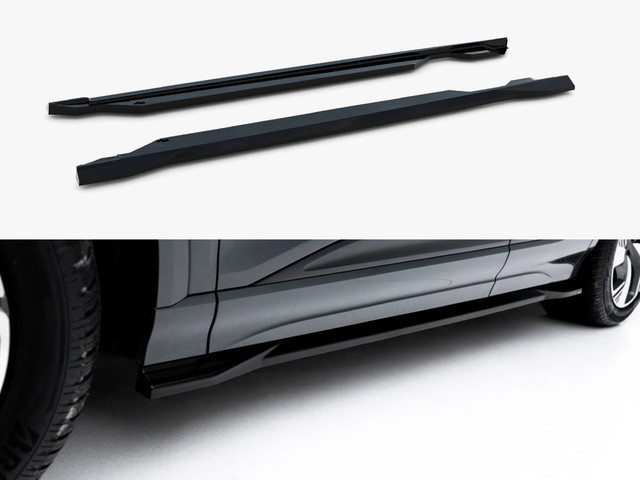 Maxton Design Side Skirt Diffusers Audi Q6 e-tron Standard / S-Line / SQ6 e-tron SUV / Sportback Mk1