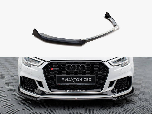 Maxton Design Front Splitter V.4 Audi RS3 Sedan 8V Facelift