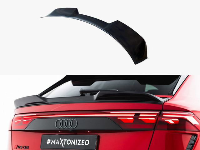 Maxton Design Lower Spoiler CAP 3D Audi RSQ8 Mk1 Facelift