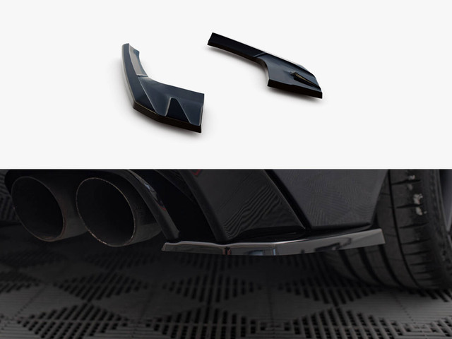 Maxton Design Rear Side Splitters V.2 Audi S3 / A3 S-Line Sportback 8V Facelift