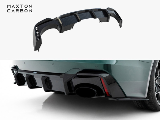 Maxton Design Prepreg Carbon Fiber Rear Diffuser Audi RS7 C8 (version with towbar)