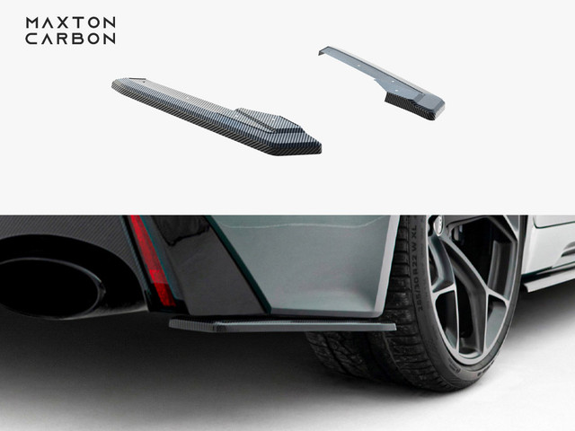 Maxton Design Prepreg Carbon Fiber Rear Side Splitters Audi RS7 C8
