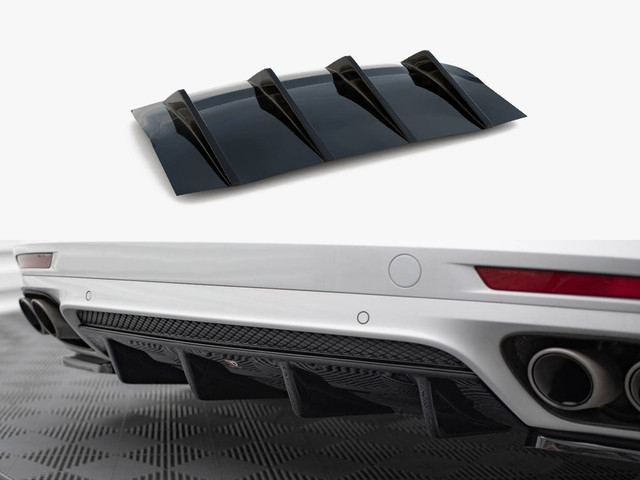 Maxton Design Rear Valance Porsche Panamera GTS 971 - Textured