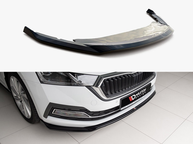 Maxton Design Front Splitter V2 Skoda Octavia MK4 (2019-) - Textured