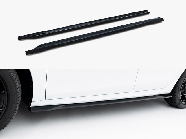 Maxton Design Side Skirts Diffusers Skoda Octavia Sportline Liftback / Estate Mk4 Facelift