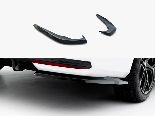 Maxton Design Rear Side Splitters Skoda Octavia Sportline Liftback / Estate Mk4 Facelift
