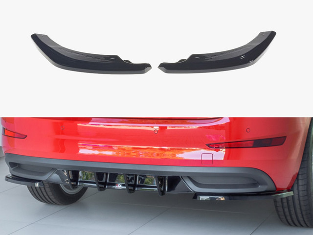 Maxton Design Rear Side Splitters Skoda Scala (2019-UP) - Carbon Look