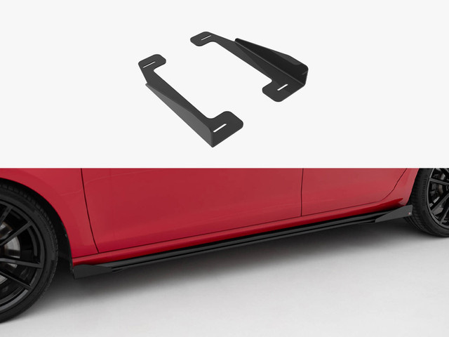 Maxton Design Side Flaps Volkswagen Golf R / R-Line Mk7 Facelift