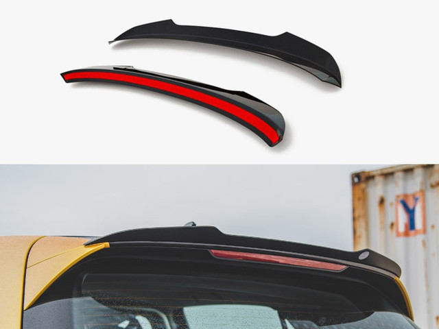 Maxton Design Spoiler CAP V.1 Volkswagen Golf Mk8 - Carbon Look