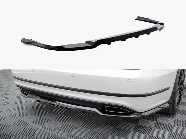 Maxton Design Rear Splitter (Vertical Bars) Volkswagen Passat GT B8 Facelift USA