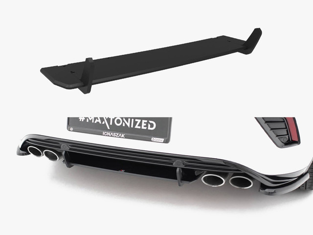 Maxton Design Street PRO Rear Diffuser Volkswagen T-Roc R Mk1