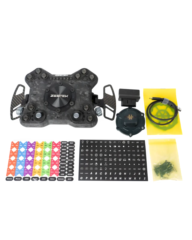 Zestek Racing SCX Steering Wheel Control Panel - Porsche 911 (992)