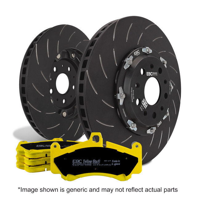 EBC Yellowstuff Pad and 2-pc Floating Disc Kit - VW Golf Mk8 Gti/R / Audi S3 8Y