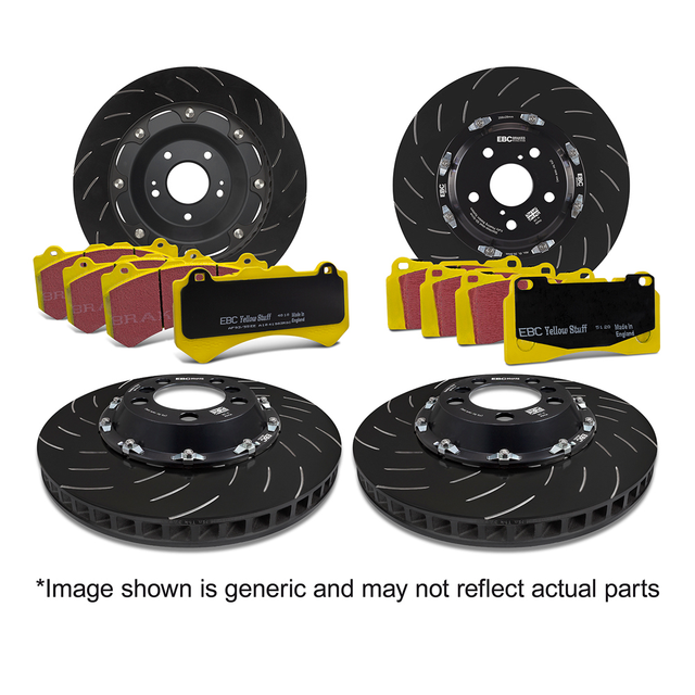 EBC Yellowstuff Pad and 2-pc Floating Disc Full Kit - VW Golf Mk8 Gti/R / Audi S3 8Y