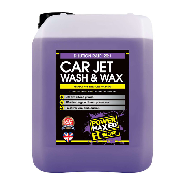 Car Jet Wash &amp; Wax - 5 Litre