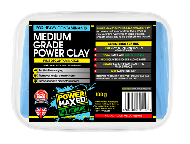 Power Maxed Clay Bars Fine/Medium Grade - Medium Grade