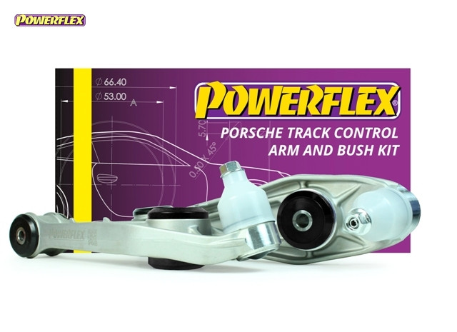 Powerflex Track Track Control Arm & Bush Kit - 997 inc. Turbo - PF57K-1002BLK